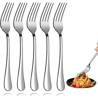 6 Peças Garfo De Mesa, Garfo De Aço Inox Adequado Para Hotéis E Restaurantes