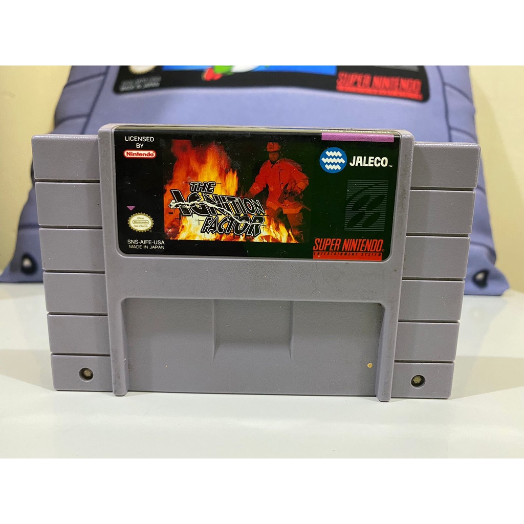 Ignition Factor Snes Super Nintendo Jogo Cartucho (ITEM DE COLECIONADOR