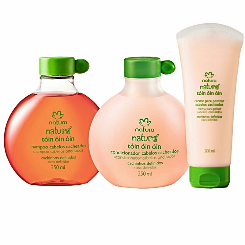 Natura Kit Shampoo + Condicionador + Creme Pentear Toin Oin Oin Nature |  Shopee Brasil