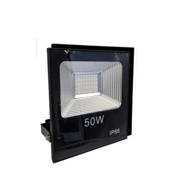 Refletor Led 50w Holofote Bivolt Prova Dágua Ip66 Luz Fria 110v 220v 6000k