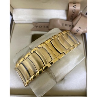 Pulseira Em Aço Inoxidável Dourado para Relógios Bvlgari