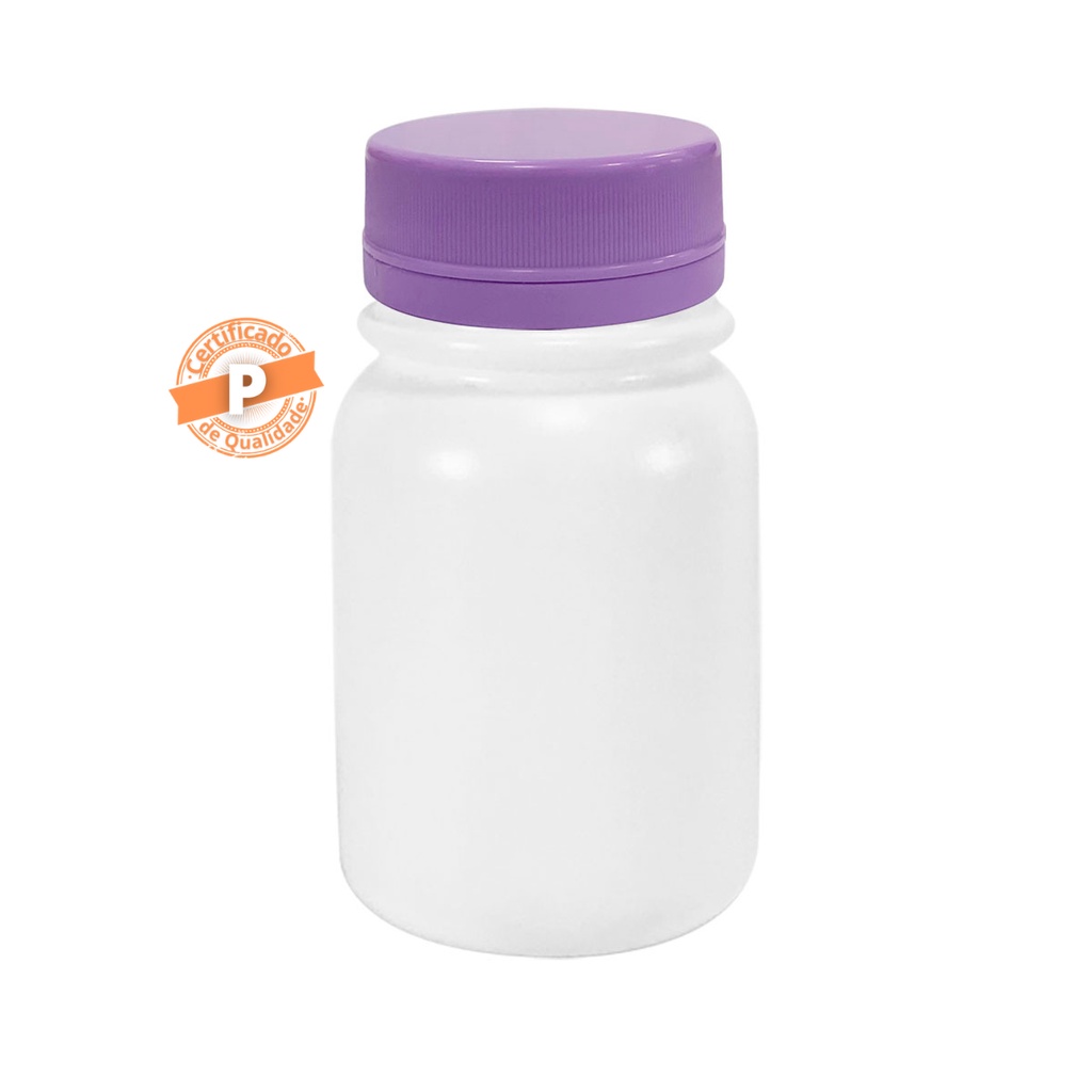 Pote Para Cápsulas 35ml C/ Tampa Lacre (50 Unidades) — imagem 2 de 2