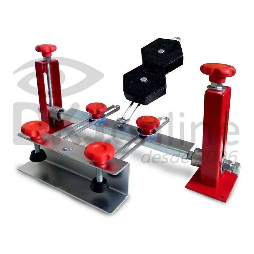 Garra pratic para serigrafia com micro ajuste, distância de quadro e fora contato