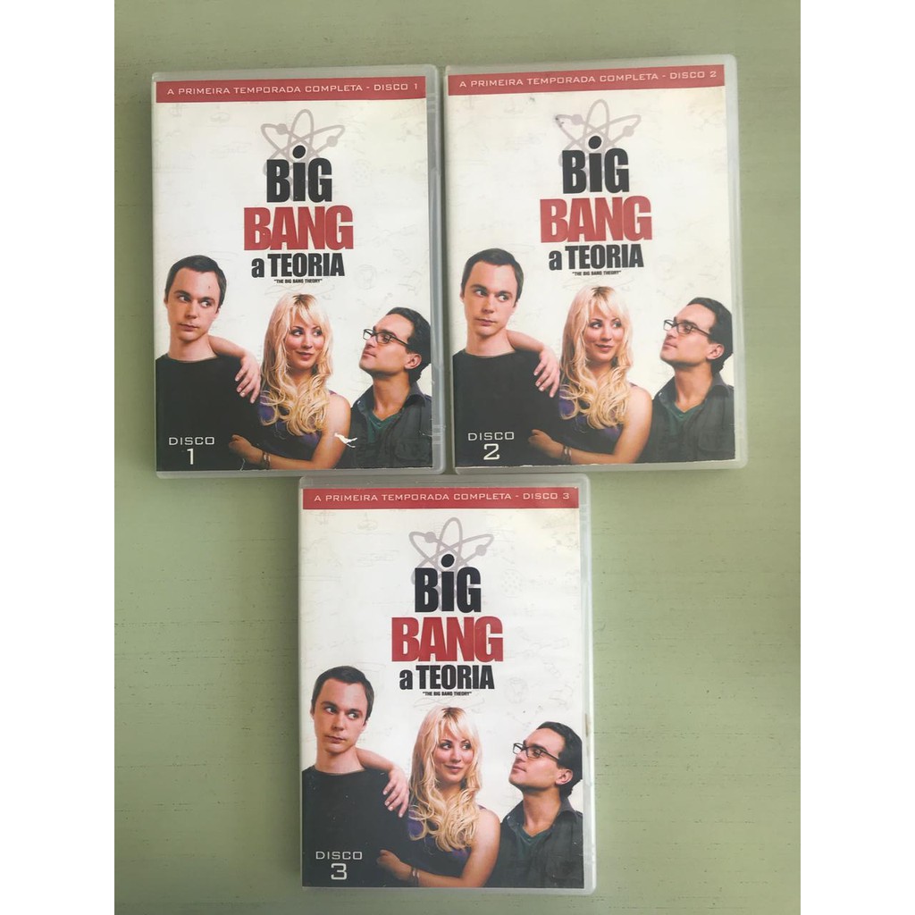 dvd primeira temporada completa 1 série the big bang theory original ...