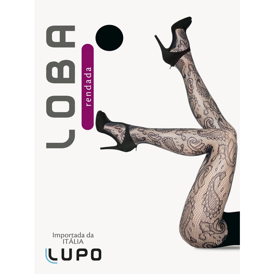 Meia Calça Rendada Loba 5187-01 - Women Clothes