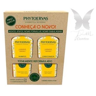 Kit Shampoo + Condicionador Iluminador Phytoervas 250ml