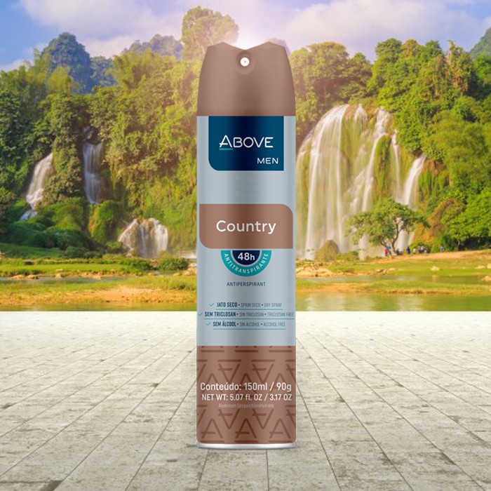 Desodorante Above Country 150ml | Shopee Brasil