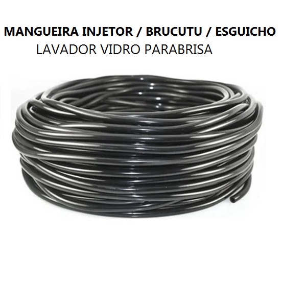 Mangueira esguicho da Agua Parabrisa Universal injetor reservatório lavador vidro Brucutu Carros Caminhões Onibus 4mm em Oferta na Shopee