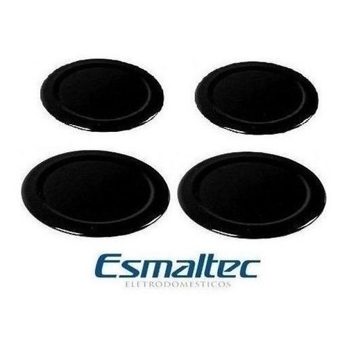Kit Espalhador Tampa Peças Fogão Esmaltec Jade - 4 Bocas