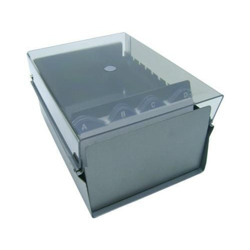 Fichario Acrimet 922.1 de mesa para ficha 4x6 com indice cor fume em Oferta na Shopee