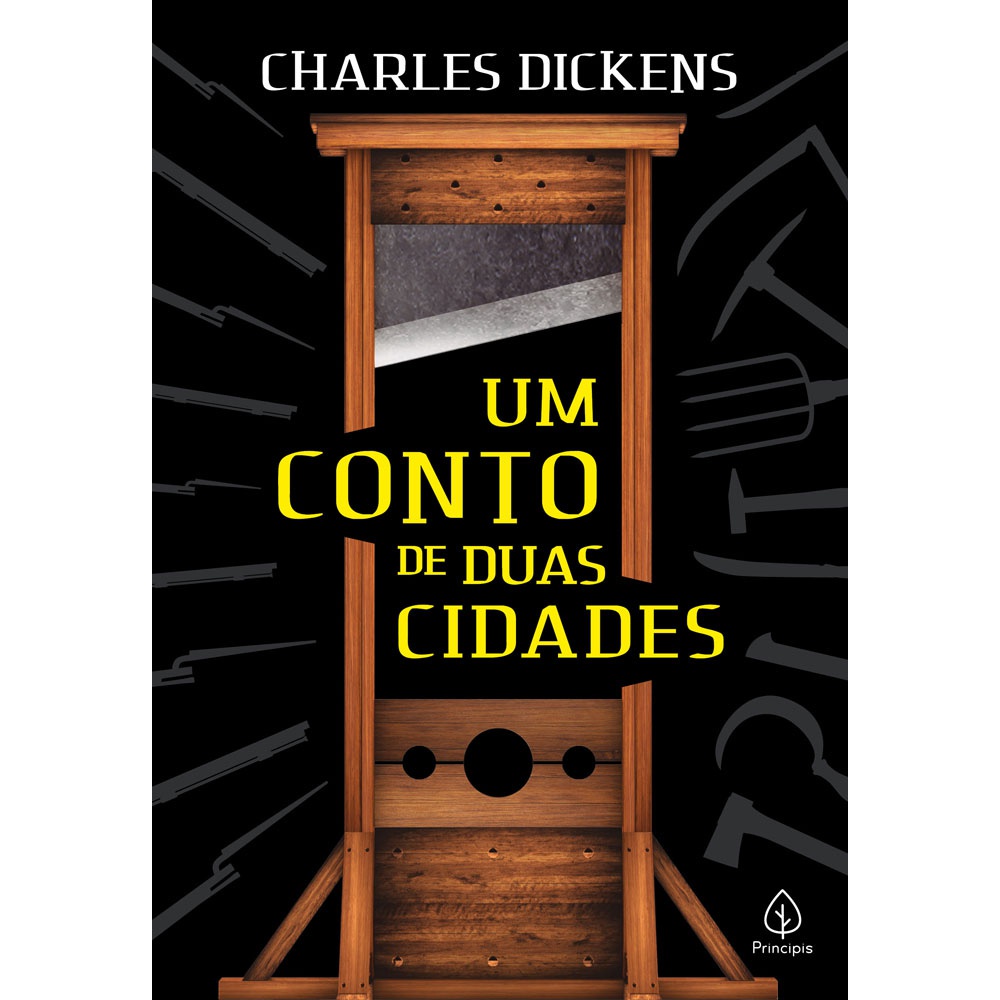 Livro - Um conto de duas cidades - Capa comum - Principis