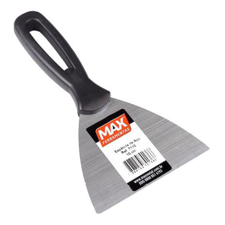 Espatula De Aço Com Cabo Plastico 10cm - Max