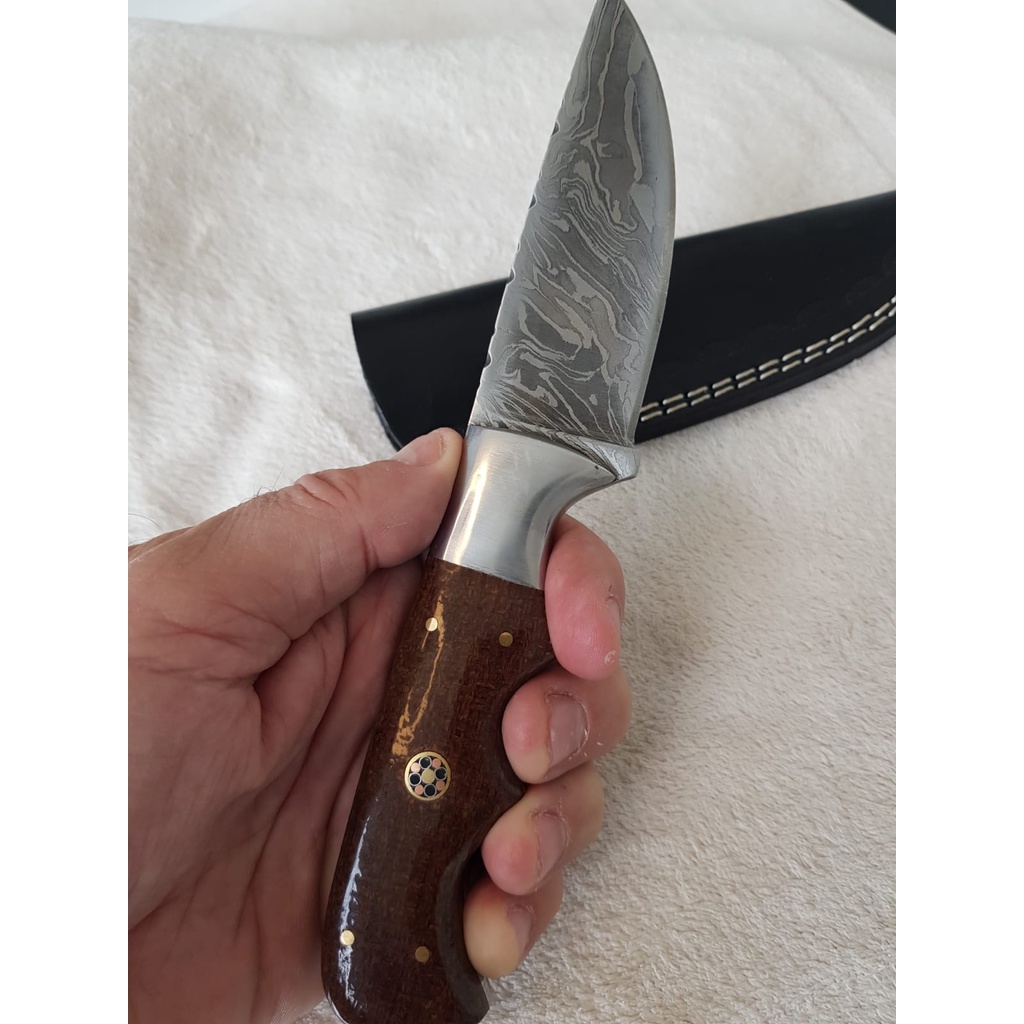 Faca Aço Damasco 512 Camadas Artesanal