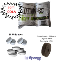 Espuma Com Cola P/ Chicote Automotivo - 1 Pacote com 10 rolos Technoise