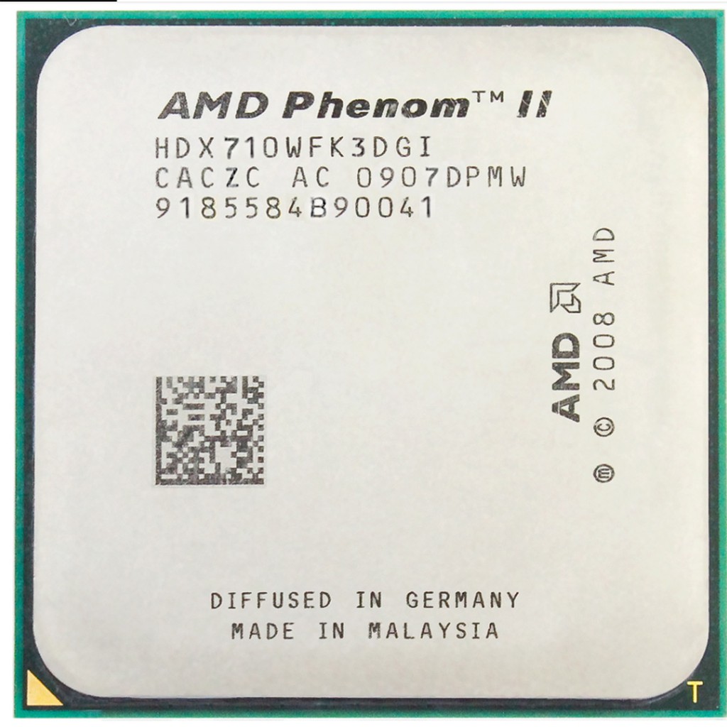 Processador X3 710 Amd Phenom Ii Triple-core Am3 Am2 2,60mhz Novidade