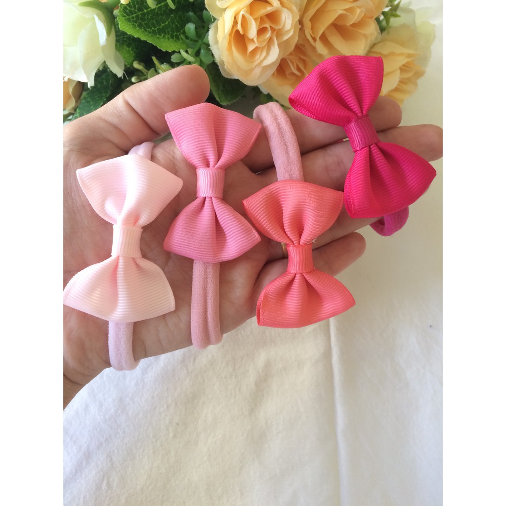 kit 5 laços simples menina bebe cabelo