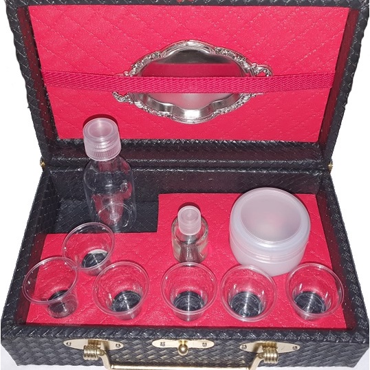 Estojo Santa Ceia Maleta Para Servir Em Casa preto em Oferta na Shopee