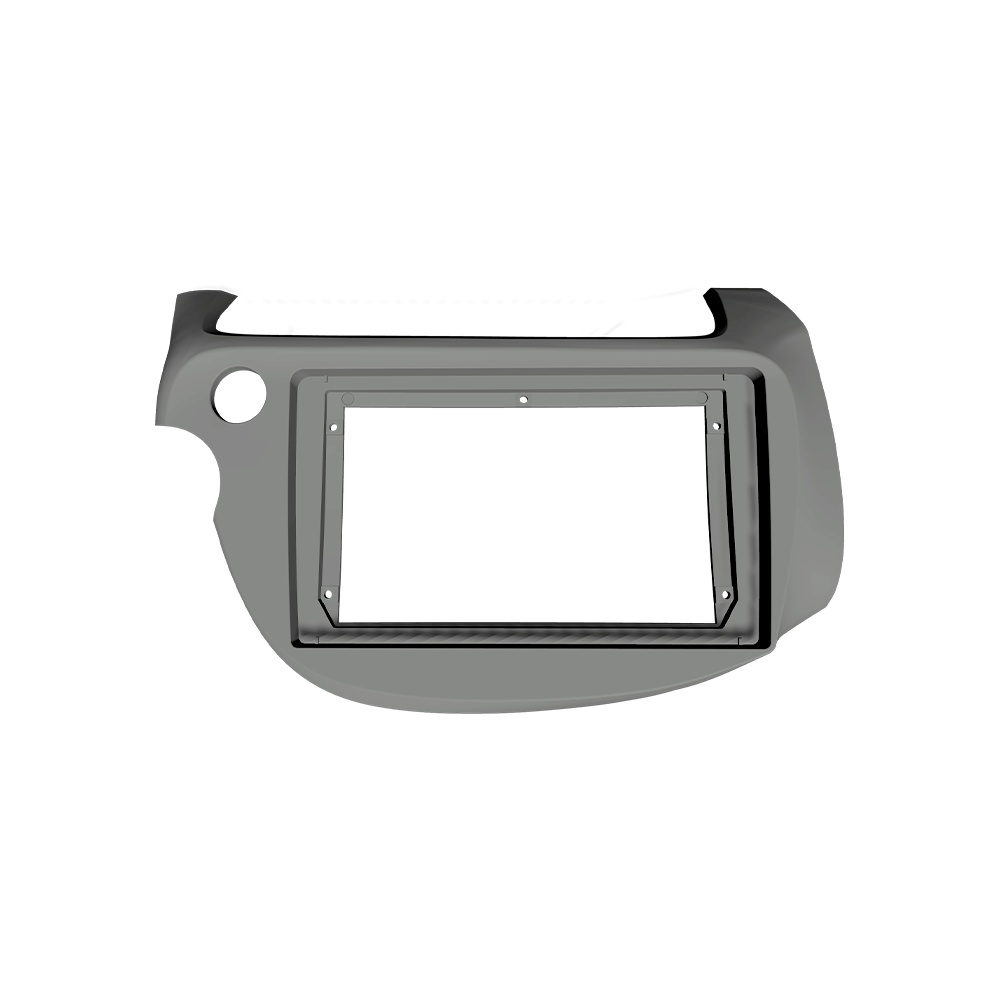 Moldura 9" Chinês com Adaptador 7" Chinês e Japonês Honda Fit G2 09/14 - Grafite em Oferta na Shopee