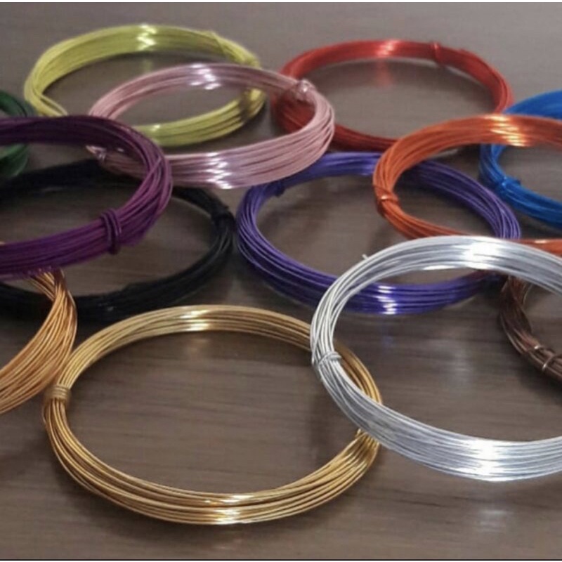 Arame Colorido para Artesanato 5 Metros | Shopee Brasil