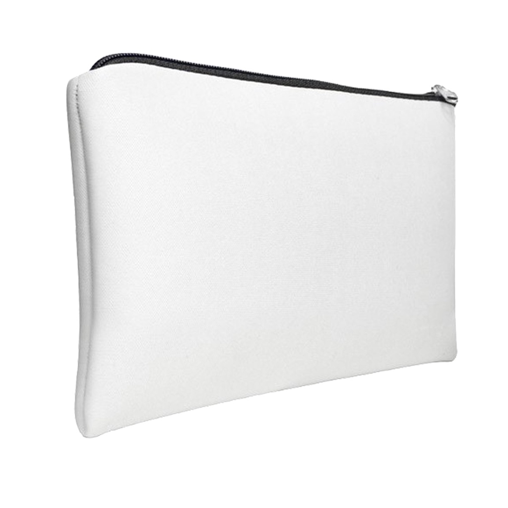 10 Nécessaire 20x15cm Neoprene Branco para sublimação em Oferta na Shopee