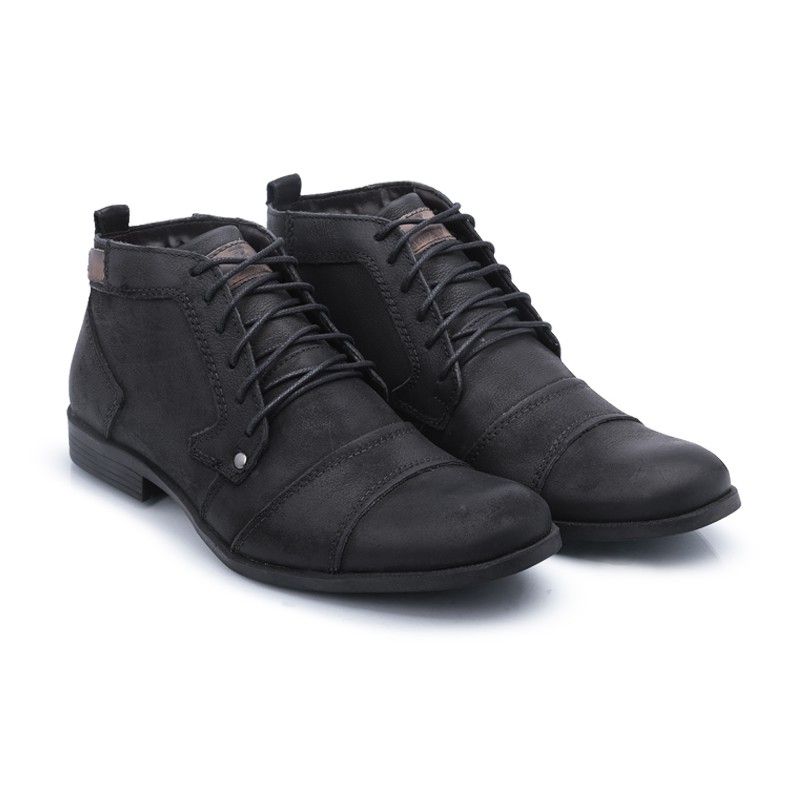 BOTA CASUAL BERGALLY MASCULINA ESTILO RÚSTICO