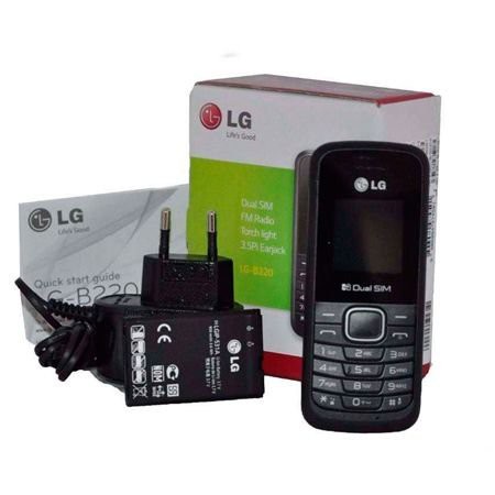 CELULAR LG B220 Dual SIM 32 MB preto 32 MB RAM