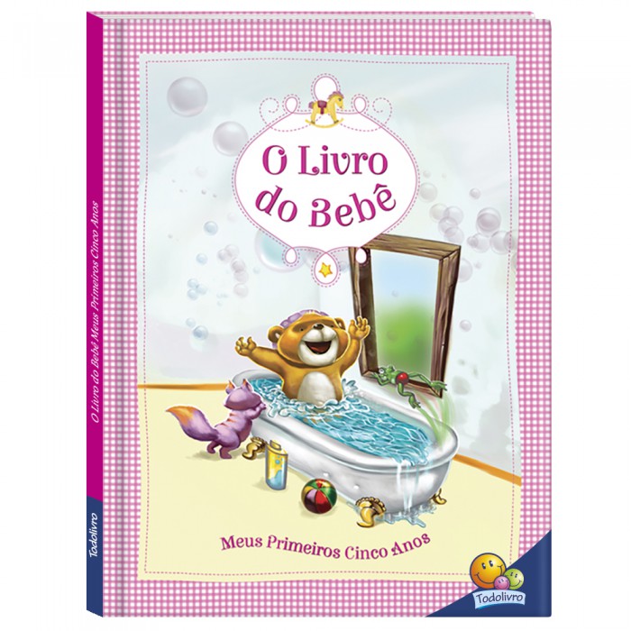 Livro Do Bebê-meus Primeiros  5 = Cinco Anos = Recordações capas almofadadas e 48 pgs
