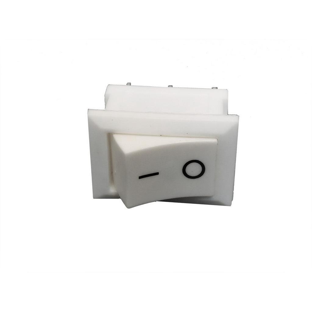 20 Chave Liga Desliga Tic Tac Gangorra Branca Som Automotivo On Off 12V 110V 220V Interruptor Luminária Led Lâmpada Abajur