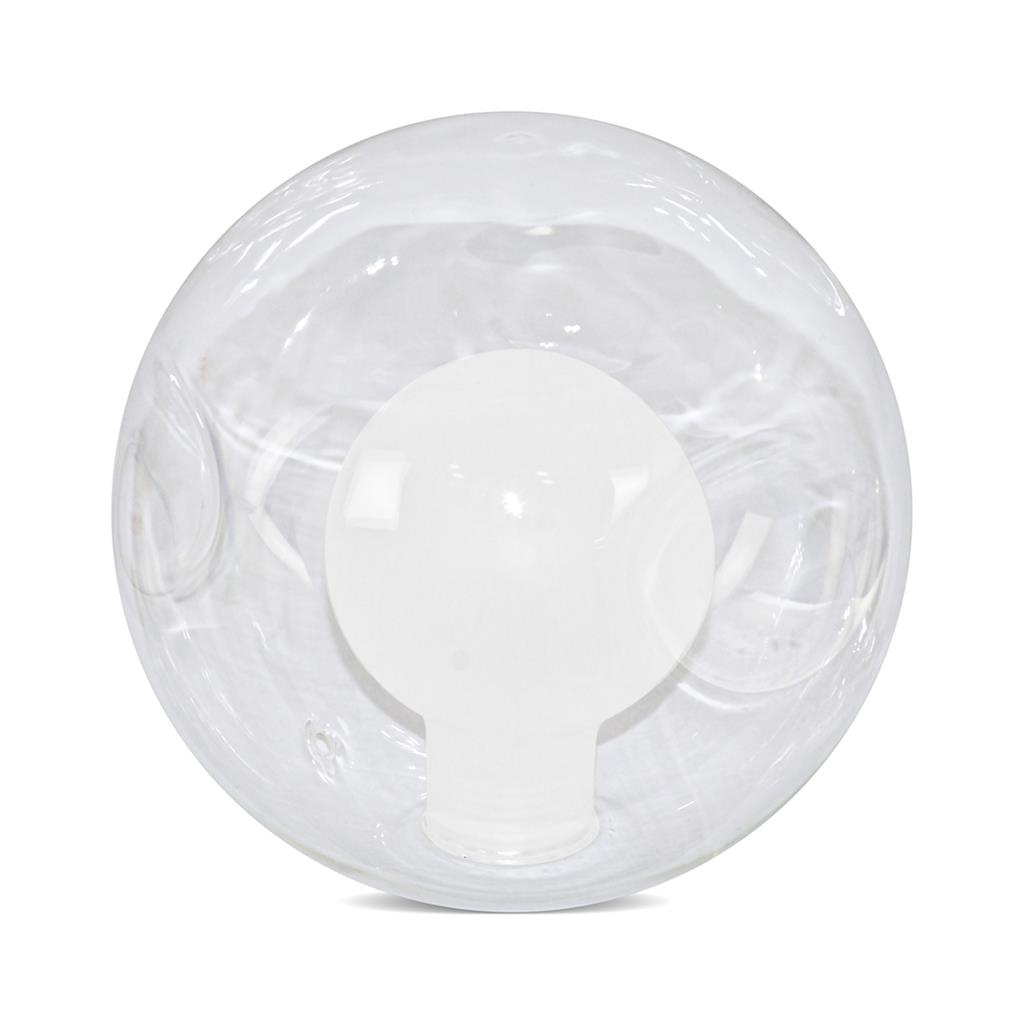 Globo Lustre Bolinha Em Vidro Transparente Harmony 12x12 cm em Oferta na Shopee