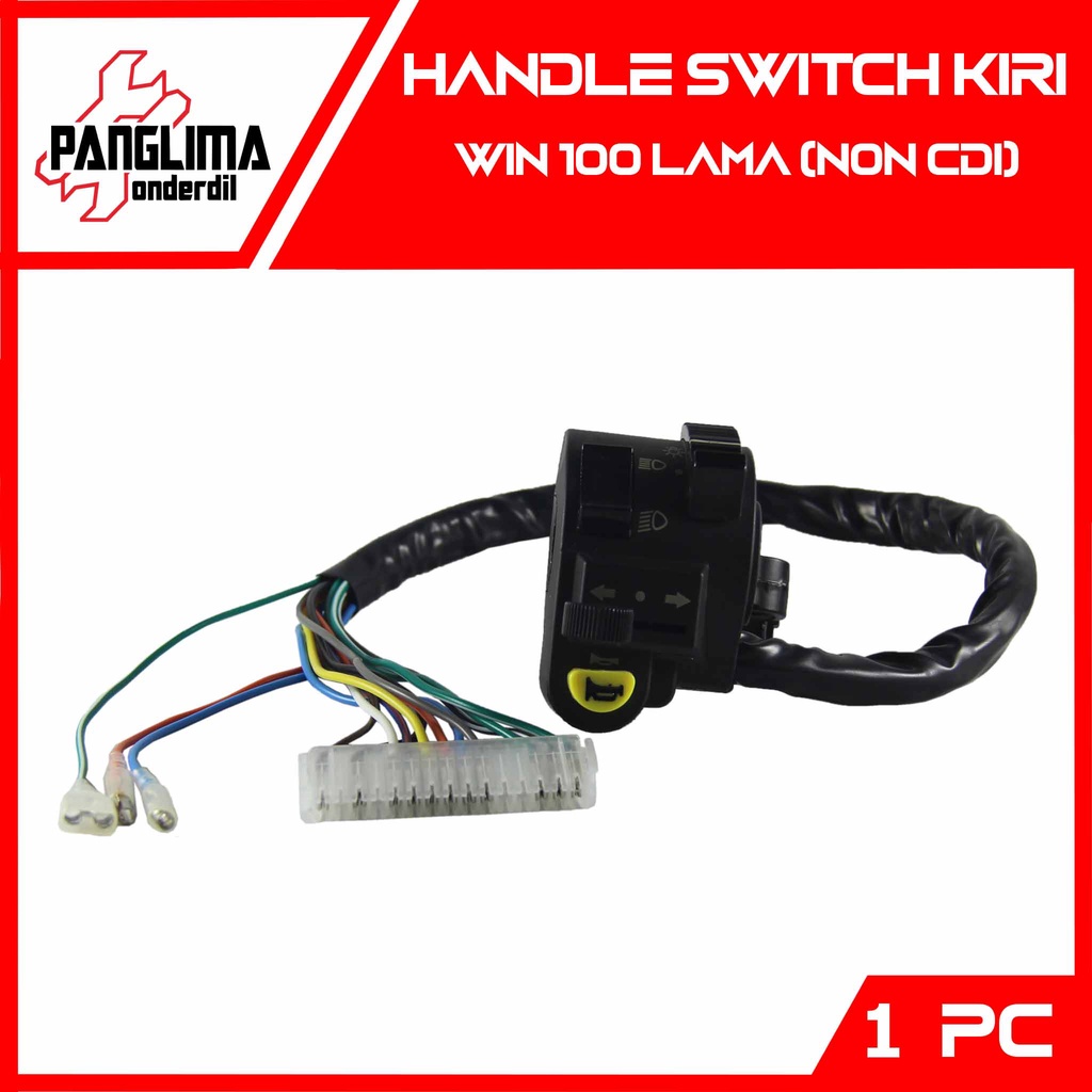 Alça Do Interruptor Esquerdo E Honda Win Old-Non CDI Handle-Hendle-Suporte Farol Dim-Sen-Sein-Klakson