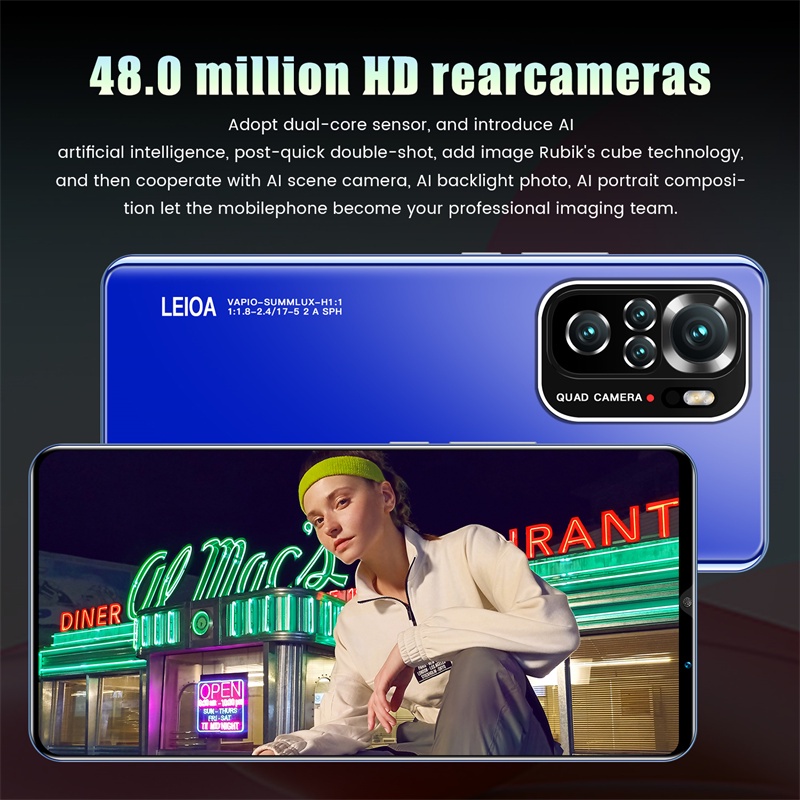 Celular Note10 Tela De 5,5 Polegadas Android Phone Celulares Smartphone Dual Sim