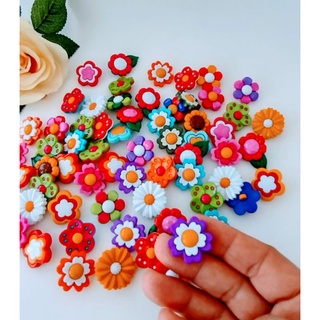 20 Botões Infantil Flores Sortidas p/artesanato Promo!!!