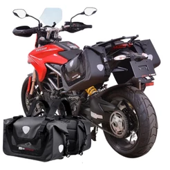 Bolsa Alforge Mala Lateral para Moto 100% Impermeavel Preto