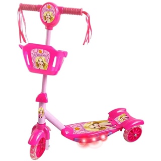 Patinete Infantil Com Cesta Rosa DMR5027 - Dm Toys em Oferta na Shopee