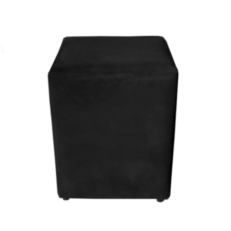 Puff Puf Pufe Quadrado Sala Quarto Decorativo Suede Cores
