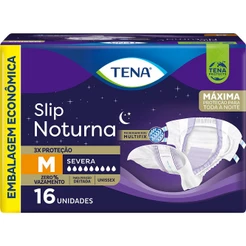 Fralda Geriátrica Tena Noturna M 16 Unidades