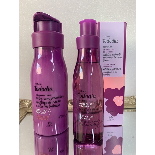 Hidratante Corporal Body Splash Natura Ameixa e Flor de Baunilha | Shopee  Brasil