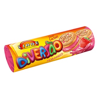 KIT COM 2 - Biscoito Recheado Morango 115 g -SEM LACTOSE/Sem Proteína do Leite.