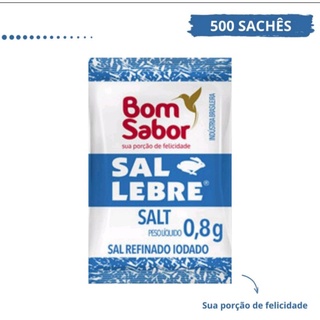 Sal Em Sachê Lebre 500 Unidades De 0,8g