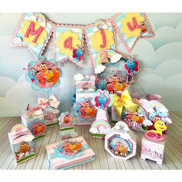 kit festa infantil lembrancinha para aniversário Caixinhas Personalizadas Bichikids