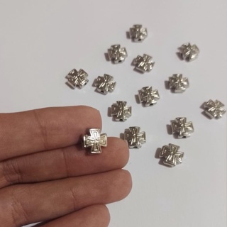 10 Entremeio / Passante para Terço Católico Níquel Cruz Pátea/Malta em Oferta na Shopee