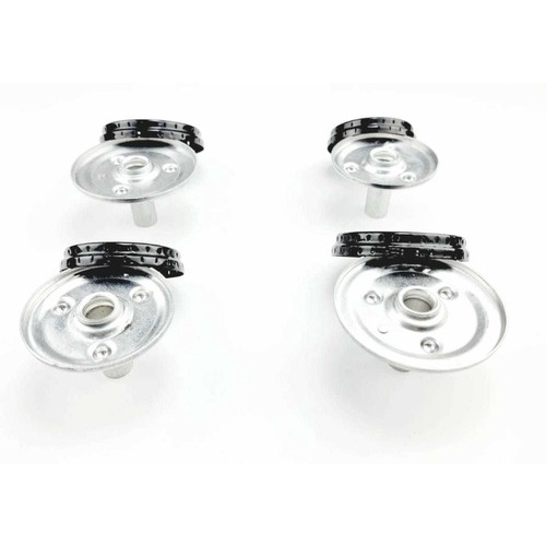 Kit Tampa Chama Bocas Queimadores Fogão Esmaltec Agata 4 Bocas