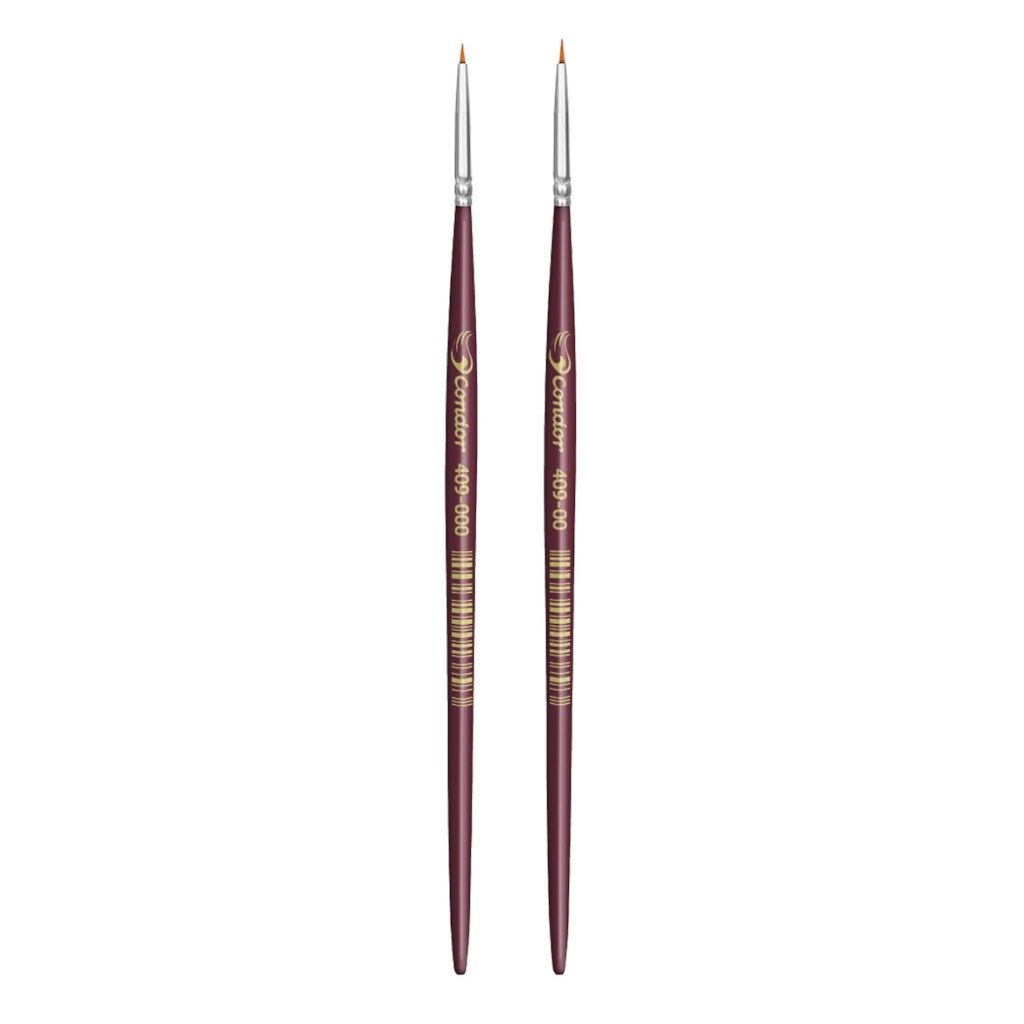 Kit 2 Pinceis Condor Filete Sintético Ref: 409 - 00/000