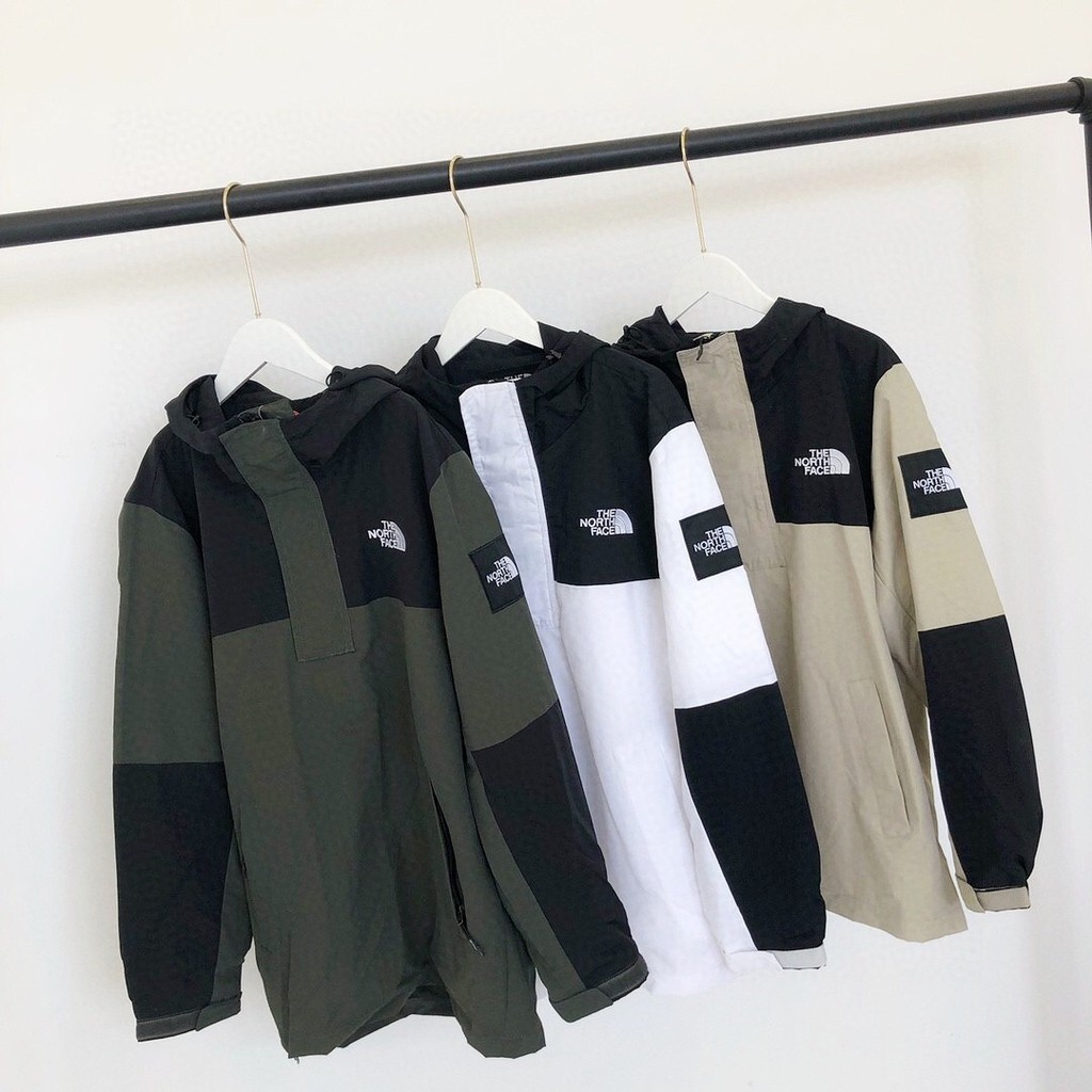 corta vento the north face verde