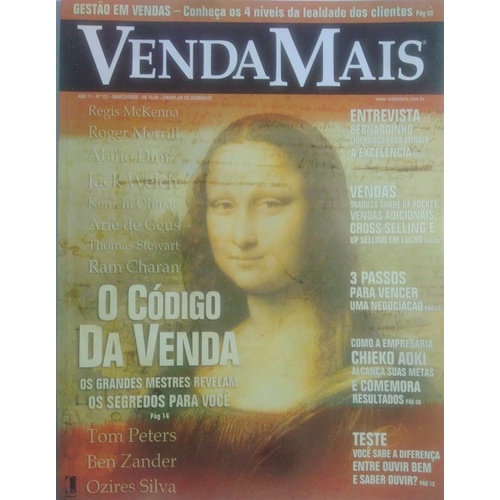 Venda Mais - O Código da Venda - O grandes mestres revelam os segredos para você  - Ano 11 - Nº131 de Vários pela Qua...