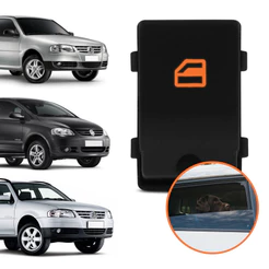 Botão Vidro Elétrico Simples Interruptor Fox Crossfox Saveiro Voyage Spacefox Gol Parati G4 G5 G6