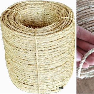 Corda de Sisal 6mm 50 Metros Artesanato e Decorações