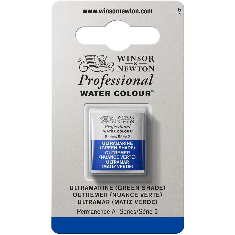 Tinta Aquarela Winsor & Newton Profissional Pastilha S2 379 Manganese Blue Hue