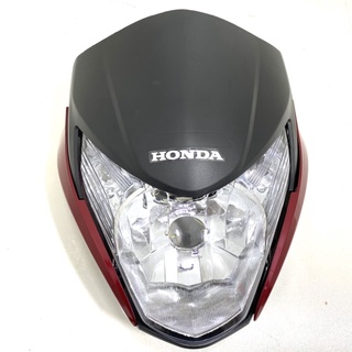 frente frontal farol titan 150 2013 vermelho mod original