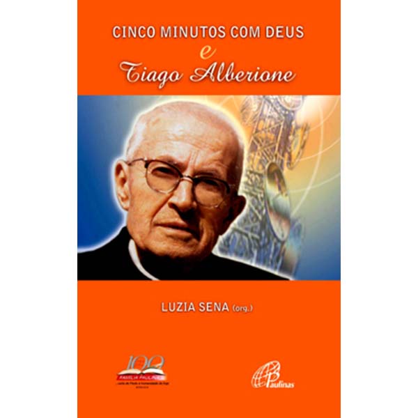 Livro Cinco minutos com Deus e Tiago Alberione - Religião Mensagens